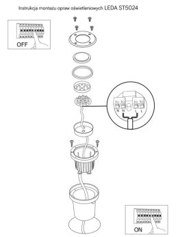 Lampa najazdowa LEDA ST 5024 - sklep LEDco.pl