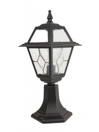 Lampa ogrodowa w angielskim stylu słupek oświetleniowy WITRAŻ 47cm