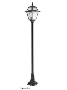 Lampa ogrodowa w angielskim stylu słupek oświetleniowy WITRAŻ 160cm