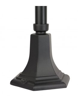 Lampa ogrodowa w angielskim stylu słupek oświetleniowy WITRAŻ 160cm