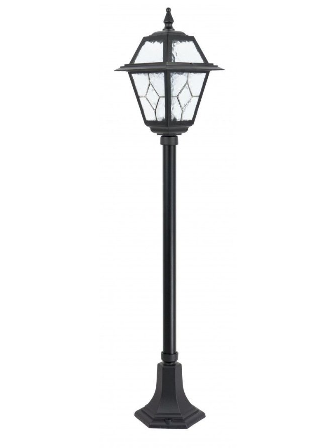 Lampa ogrodowa w angielskim stylu słupek oświetleniowy WITRAŻ 110cm