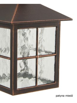 Lampa zewnętrzna wisząca WENECJA do oświetlenia altan, tarasów