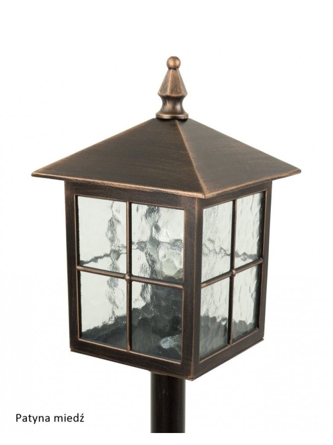 Oświetlenie ogrodowe lampa zewnętrzna słupek WENECJA 156cm latarnia