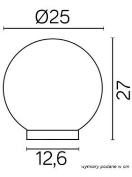 Zestaw kul świecących ALEKULE 25cm + 30cm + 40cm - sklep LEDco.pl