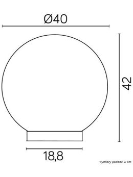 Zestaw kul świecących ALEKULE 20cm+25cm+30cm+40cm+50cm - sklep LEDco.pl