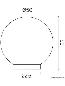 Zestaw kul świecących ALEKULE 20cm+25cm+30cm+40cm+50cm - sklep LEDco.pl