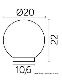 Zestaw kul świecących ALEKULE 20cm+25cm+30cm+40cm+50cm - sklep LEDco.pl