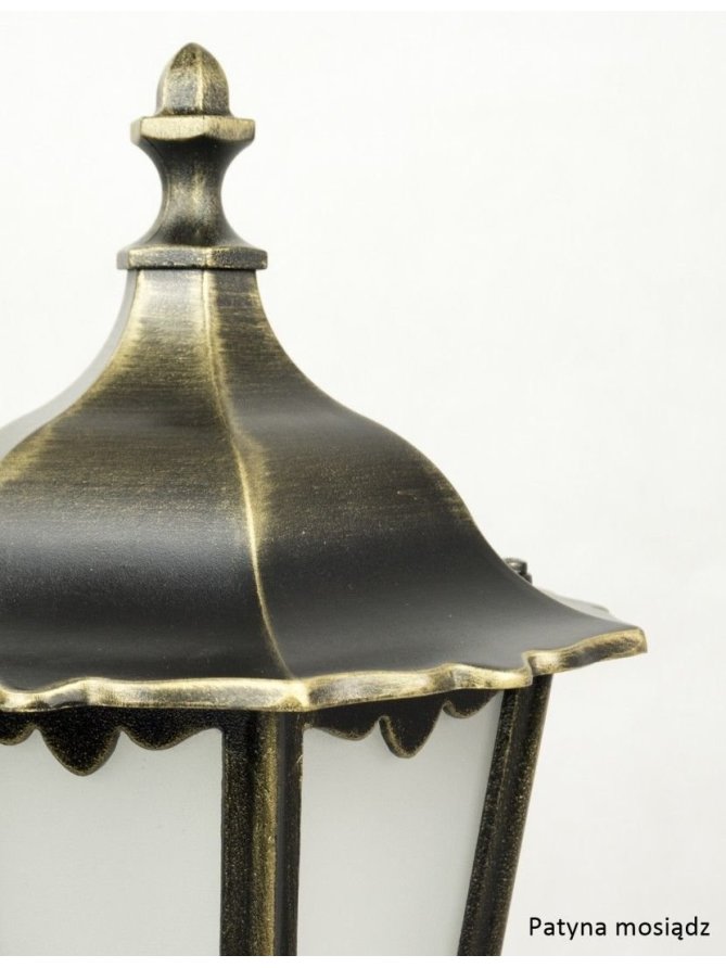 Lampa zewnętrzna stojąca słupek Retro Classic 51cm K 4011/1 - LEDco.pl