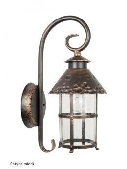 Kinkiet zewnętrzny ogrodowy TOLEDO lampa angielska klasyczna elewacyjna