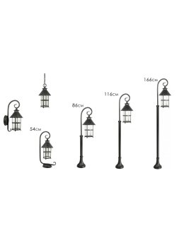 Kinkiet zewnętrzny ogrodowy TOLEDO lampa angielska klasyczna elewacyjna