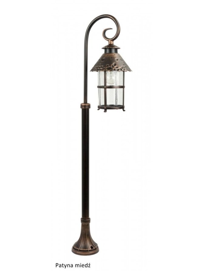 Lampa ogrodowa słupek TOLEDO 116cm lampa zewnętrzna stojąca klasyczna