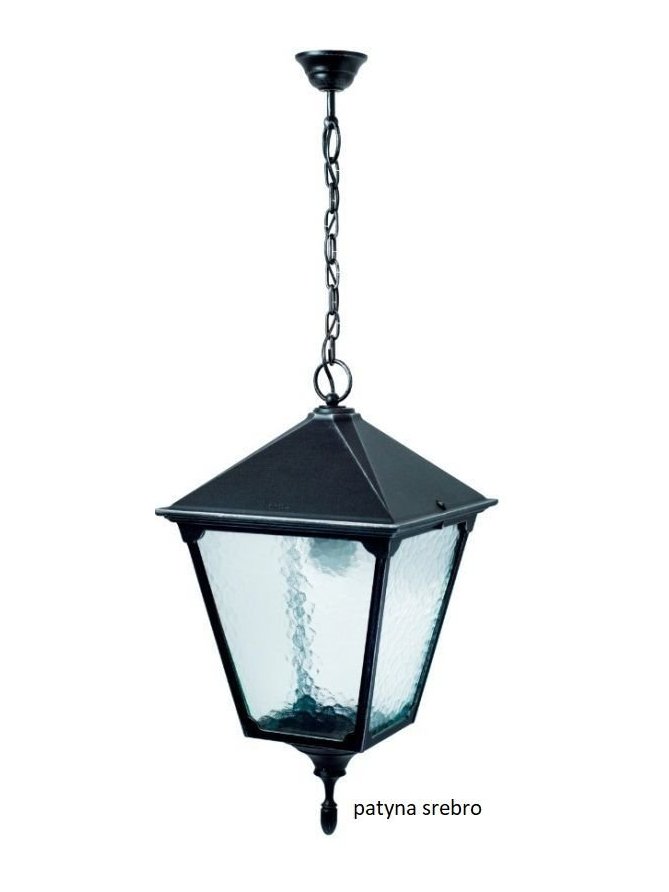 Lampa zewnętrzna wisząca Retro Kwadratowe lampa sufitowa na taras