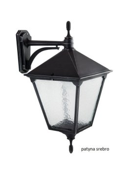 Kinkiet zewnętrzny Retro kwadrat K 3012/1/BD KW duża lampa elewacyjna