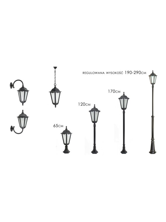 Lampa tarasowa wisząca klasyczna Retro Maxi - Lampa wisząca dworkowa zewnętrzna