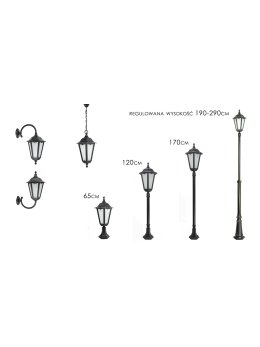 Lampa tarasowa wisząca klasyczna Retro Maxi - Lampa wisząca dworkowa zewnętrzna