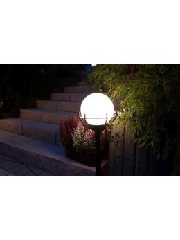 Kinkiet zewnętrzny Kula z koszykiem 200 lampa elewacyjna kula retro