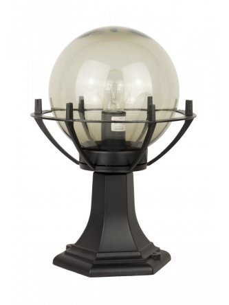 Lampy ogrodowe Kule z koszykiem 39cm klasyczny słupek ogrodowy 2