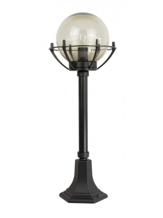 Lampy ogrodowe Kule z koszykiem 72cm klasyczny słupek ogrodowy