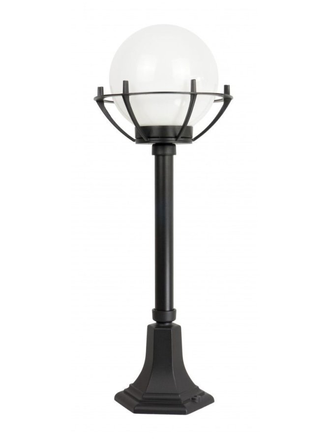 Lampy ogrodowe Kule z koszykiem 72cm klasyczny słupek ogrodowy