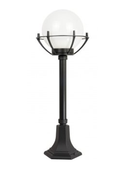 Lampy ogrodowe Kule z koszykiem 72cm klasyczny słupek ogrodowy