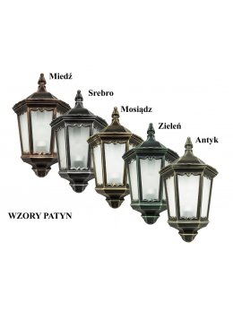 Lampy ogrodowe Kule z koszykiem 102cm klasyczny słupek ogrodowy