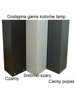 Lampa ogrodowa kwadratowa nowoczesna Modern 80cm IP44 Radex - LEDco.pl