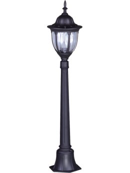 Niska zewnętrzna lampa stojąca K-6007A/L czarna z serii VASCO