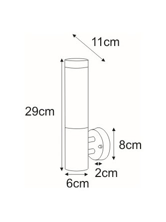 Kinkiet zewnętrzny K-LP231A z serii ANICA 2