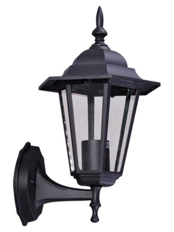 Kinkiet zewnętrzny K-5009A UP czarna z serii STANDARD