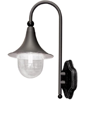 Kinkiet zewnętrzny K-8130 czarna z serii BOSTON