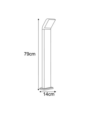Lampa ogrodowa stojąca K-8148 z serii VIDAR 2