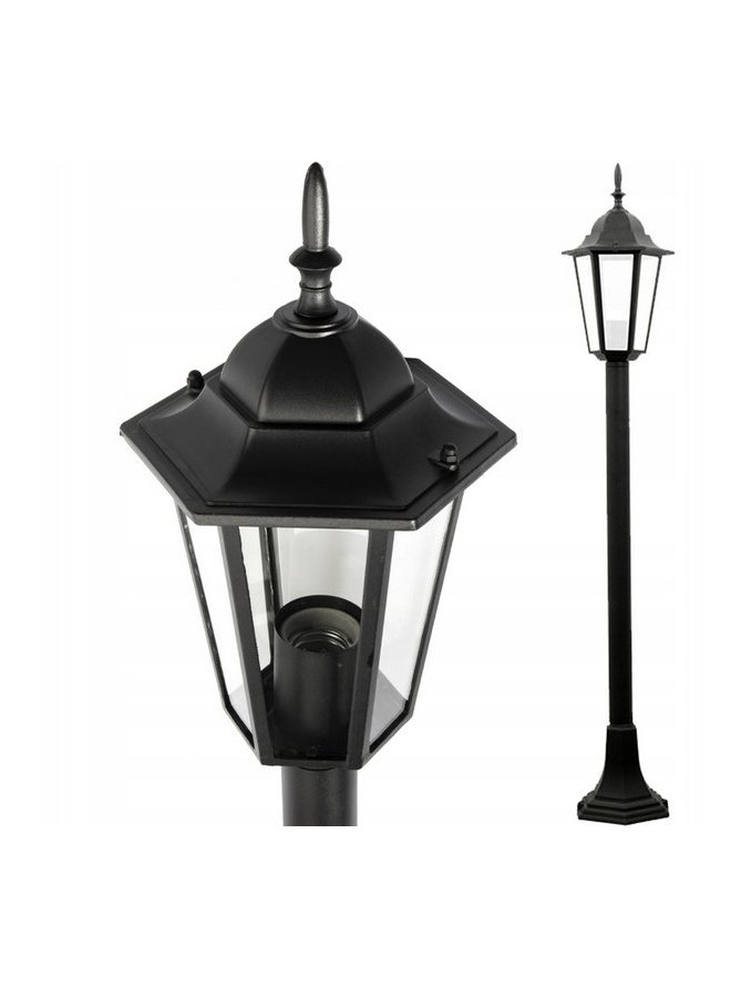 Lampa ogrodowa zamkowa retro czarna LIGURIA 202185 GoldLux LEDco.pl