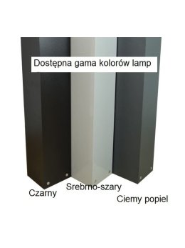 Lampa ogrodowa kwadratowa nowoczesna Modern 60cm IP44 Radex - LEDco.pl