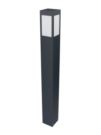 Lampa ogrodowa kwadrat industrialna duży klosz ARKAD3 75cm - LEDco.pl