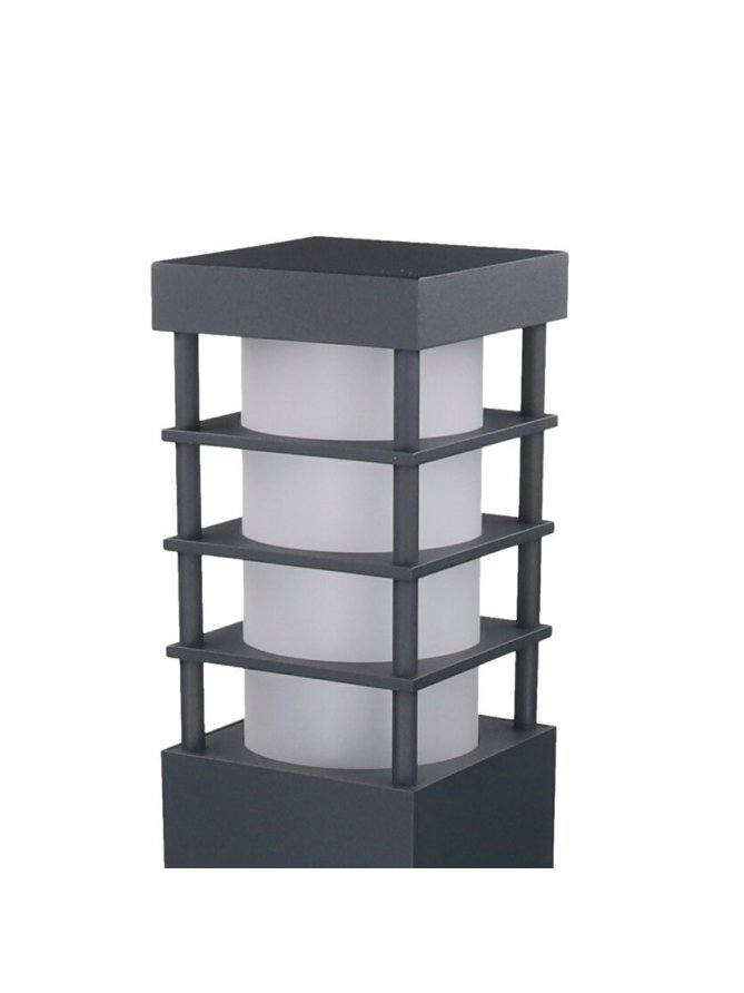 Słupek ogrodowy z kratką ONYX 75cm do oświetlenia ścieżki - LEDco.pl
