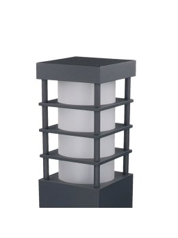 Słupek ogrodowy z kratką ONYX 75cm do oświetlenia ścieżki - LEDco.pl