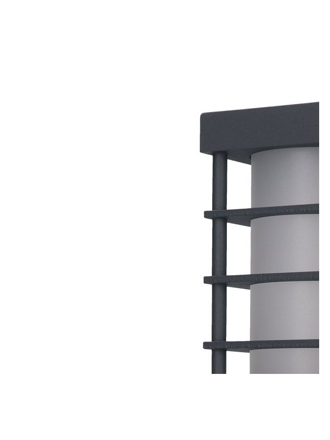 Lampa ogrodowa ONYX 30cm słup z kratką do oświetlenia ścieżki - LEDco.pl