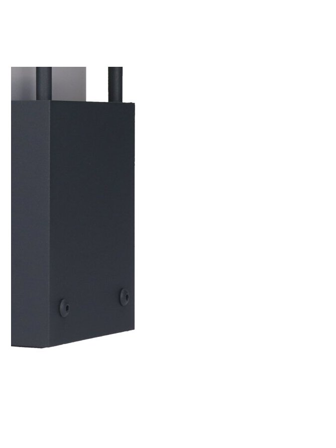 Lampa ogrodowa ONYX 30cm słup z kratką do oświetlenia ścieżki - LEDco.pl