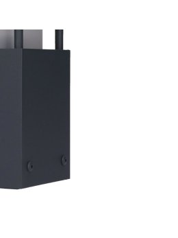 Lampa ogrodowa ONYX 30cm słup z kratką do oświetlenia ścieżki - LEDco.pl