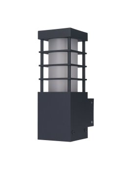 Kinkiet ogrodowy kwadratowy ONYX lampa ścienna z kratką - LEDco.pl