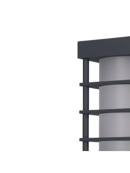 Kinkiet ogrodowy kwadratowy ONYX lampa ścienna z kratką - LEDco.pl