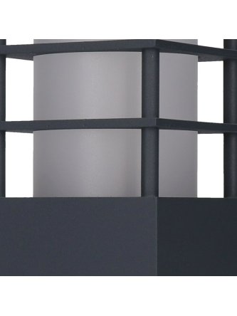 Kinkiet ogrodowy kwadratowy ONYX lampa ścienna z kratką - LEDco.pl 2
