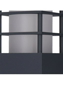 Kinkiet ogrodowy kwadratowy ONYX lampa ścienna z kratką - LEDco.pl