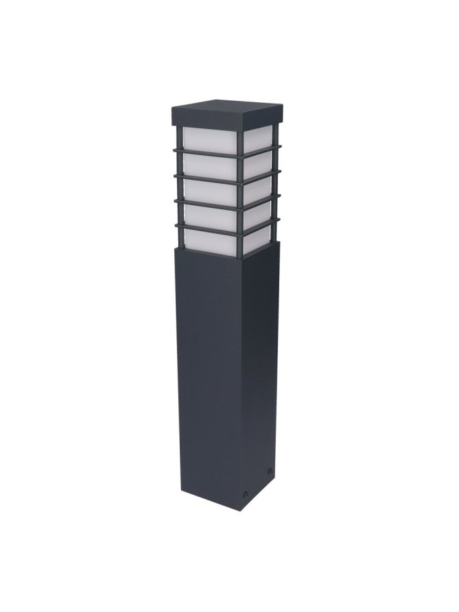 Lampa ogrodowa kwadratowa słupek oświetleniowy MERIVA 55cm - LEDco.pl