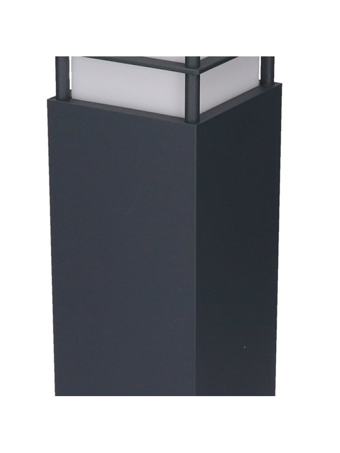 Lampa ogrodowa kwadratowa słupek oświetleniowy MERIVA 55cm - LEDco.pl