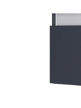 Lampa zewnętrzna kwadratowa z kratką do ogrodu MERIVA 30cm - LEDco.pl