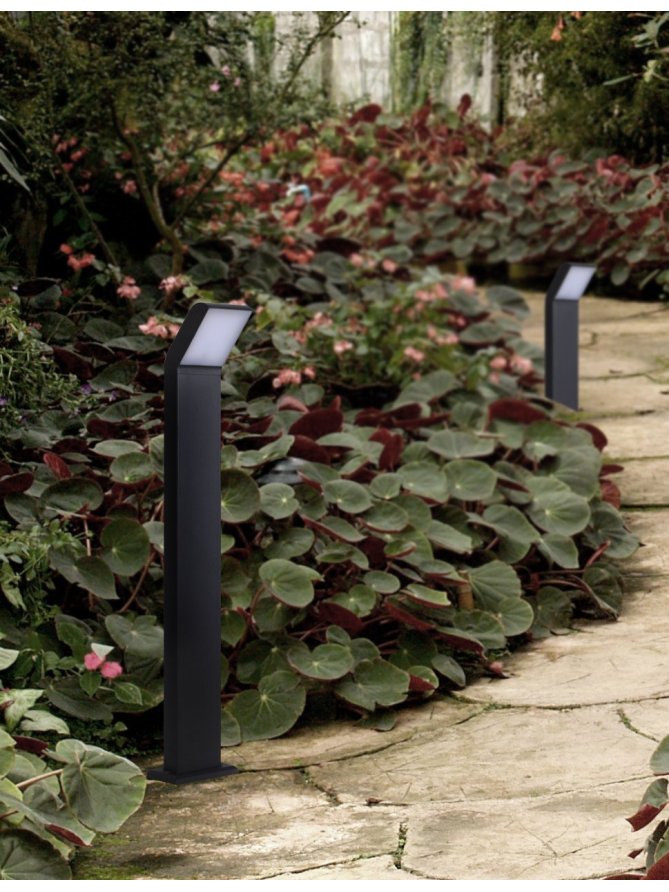 Pochylona zagięta lampa ogrodowa VIDAR LED 79cm K-8148 KAJA - LEDco.pl