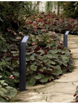 Pochylona zagięta lampa ogrodowa VIDAR LED 79cm K-8148 KAJA - LEDco.pl