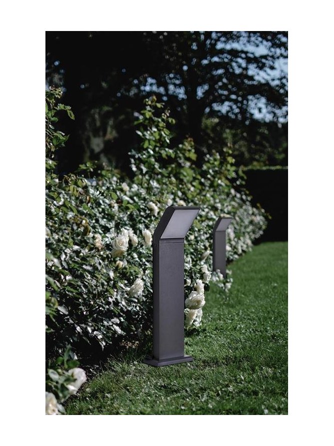 Pochylona zagięta lampa ogrodowa VIDAR LED 49cm K-8147 KAJA - LEDco.pl