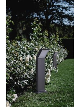 Pochylona zagięta lampa ogrodowa VIDAR LED 49cm K-8147 KAJA - LEDco.pl